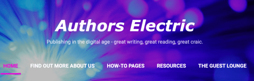 header from AUTHORS ELECTRIC blog.